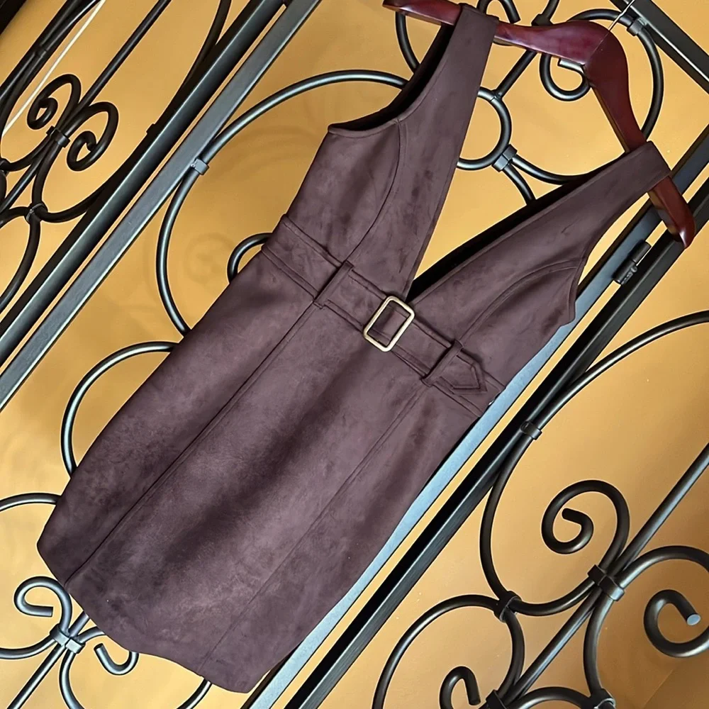 FOREVER 21 Faux Suede Dress - Picture 1 of 12